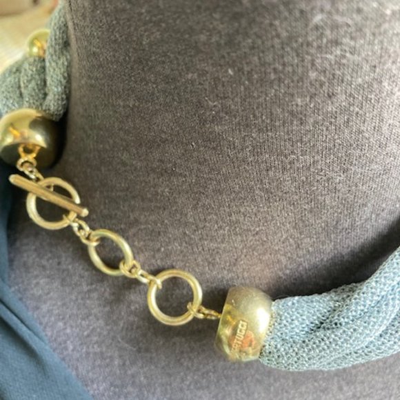 Adami & Martucci Multi  Silver Mesh Necklac - Picture 3 of 5